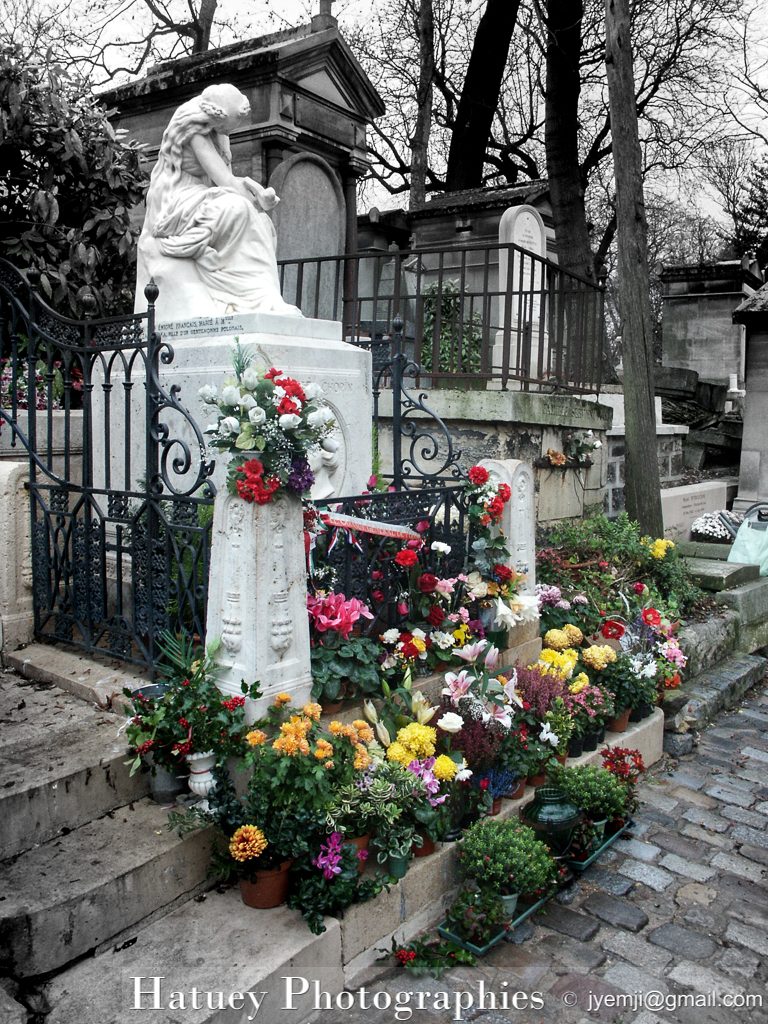 Pere Lachaise,Paris, Cimetiere du Pere Lachaise , Photographies de Paris, Cemetery Graveyard Cementerio Cimitero Friedhof , Cimetiere du Pere Lachaise , Photographies de la tombe de Frédéric CHOPIN (1810-1849) par "©Hatuey Photographies par "©Hatuey Photographies"