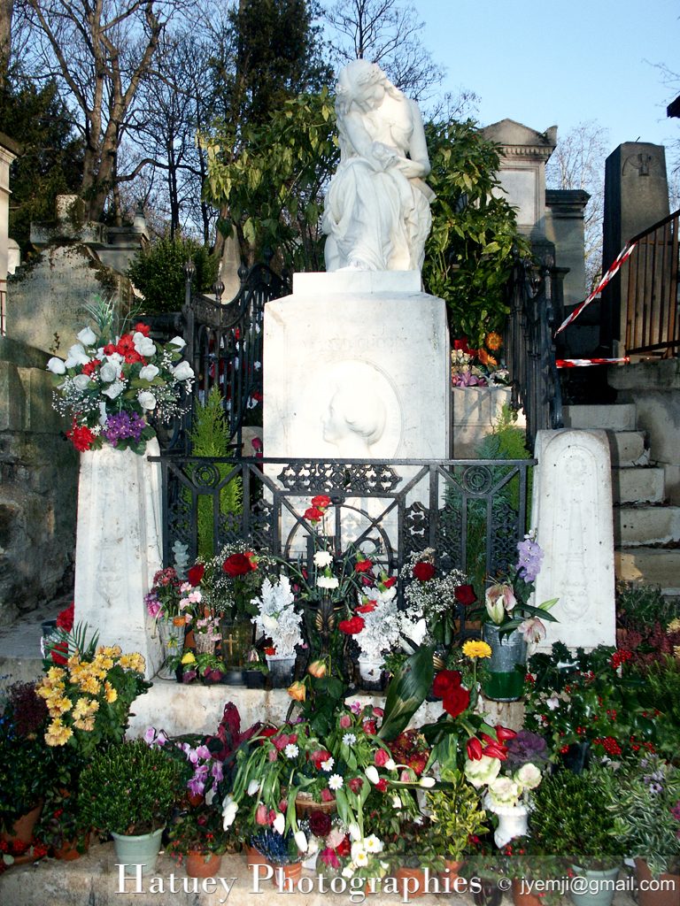 Pere Lachaise,Paris, Cimetiere du Pere Lachaise , Photographies de Paris, Cemetery Graveyard Cementerio Cimitero Friedhof , Cimetiere du Pere Lachaise , Photographies de la tombe de Frédéric CHOPIN (1810-1849) par "©Hatuey Photographies par "©Hatuey Photographies"