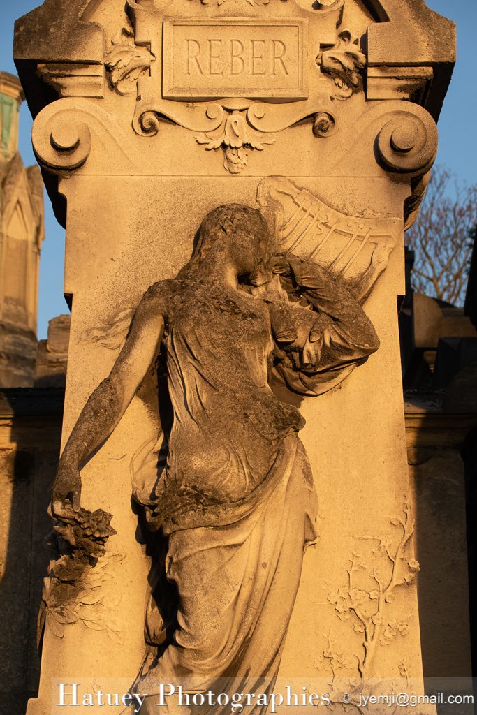 Art Funéraire, Cemetery, Cimetière, Cimetière du Père Lachaise, cimitero, France, Friedhof, graveyard, Hatuey Photographies, Lachaise, Paris, Père Lachaise,REBER Napoléon Henri, 1807-1880,Compositeur, Professeur au Conservatoire, Division 55,Tombe,