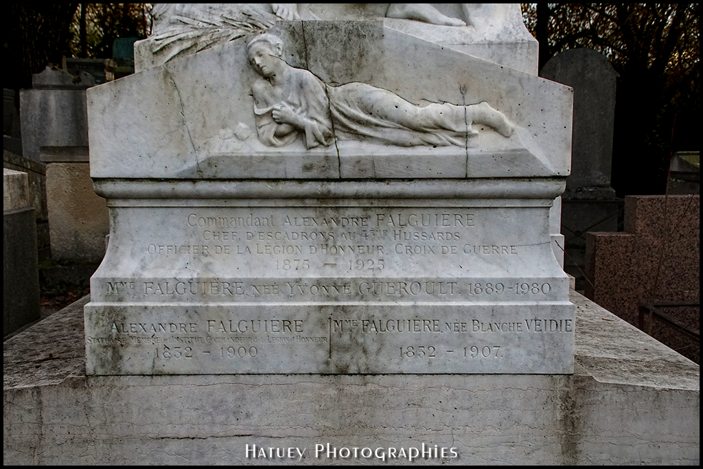 1831-1900, Art Funéraire, Automne, Cementerio, Cemetery, Cemetery Photography, Cimetiere, Cimetière, Cimetière du Père-Lachaise, Cimitero, Cliquer ici pour saisir des mots-clés, DOB:1831/0907 DOD:1900/0419, FALGUIERE Alexandre, FALGUIERE Alexandre (Sculpteur), France, Friedhof, Graveyard, Illustration, MARQUESTE Laurent (Sculpteur), Paris, PereLachaisePhotographie, Photo Cimetière du Père-Lachaise, Père-Lachaise, Rue:Avenue Latérale du Sud, Rue:Avenue Principale, Sculpteur, Sculpteurs, ©Hatuey Photographies par "©Hatuey Photographies"