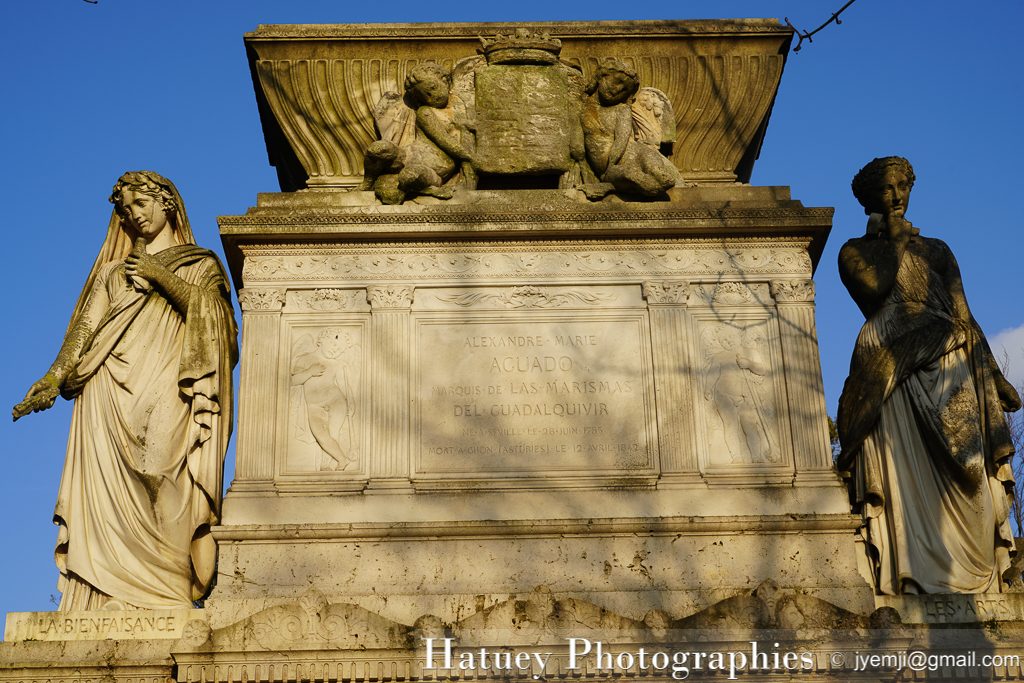 Paris, Cimetiere du Pere Lachaise , Photographies de Paris, Cemetery Graveyard Cementerio Cimitero Friedhof , Cimetiere du Pere Lachaise , Photographies de la tombe de Alexandre Marie AGUADO (1784-1842) par "©Hatuey Photographies