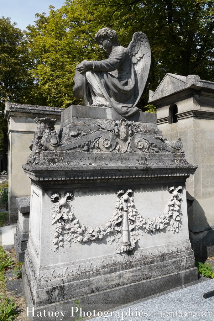 Paris, Cimetiere du Pere Lachaise , Photographies de Paris, Cemetery Graveyard Cementerio Cimitero Friedhof , Cimetiere du Pere Lachaise , Photographies de la tombe de Nicolas WASILIEWITCH DE SATINE (1833-1877) par "©Hatuey Photographies