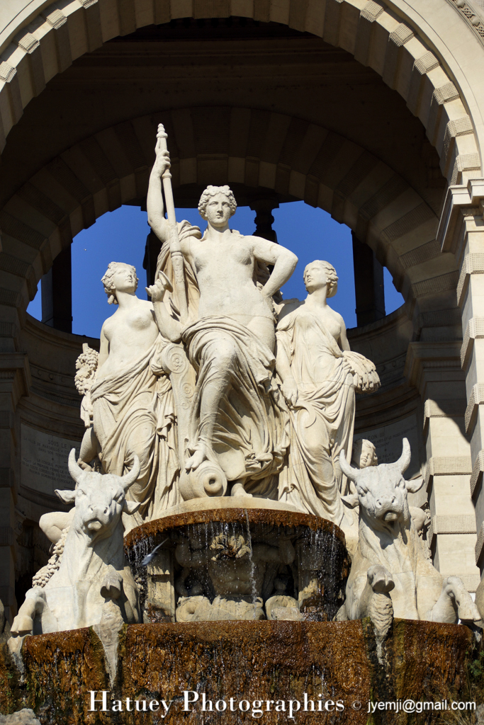 Fontaine, France, Marseille, Palais Longchamp, ©Hatuey Photographies