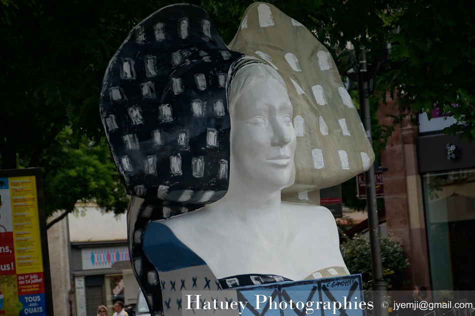 Photographies du Retour de 10 Statues de coiffes d'Alsaciennes 2016 par © Hatuey Photographies