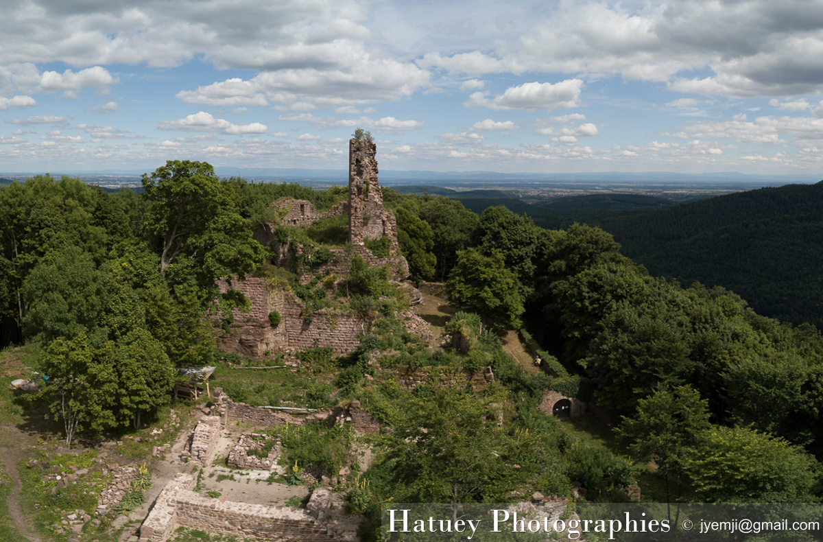 Photographies de Chateaux en Alsace, Le Chateau du Guirbaden © Hatuey Photographies