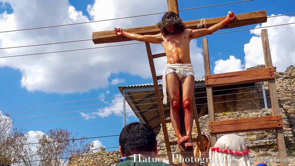 Hatuey Photographies, Photos, Mexique, Yucatan, Acanceh, Passion du Christ