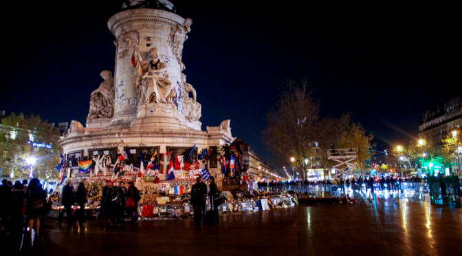 Paris, Memorial Place de La Republique photographies par ©Hatuey Photographies
