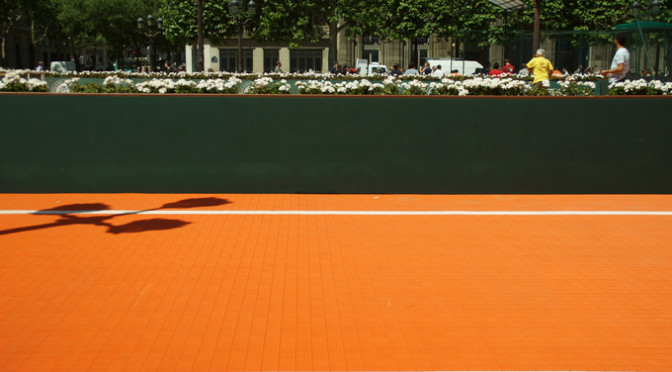 Roland Garros sur le parvis de l'Hotel de Ville de Paris. Photographies de Paris par © Hatuey Photographies