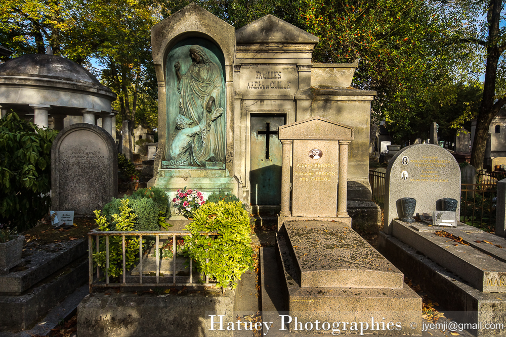 Paris, Cimetiere du Pere Lachaise , Photographies de la tombe de TRIQUETI Henry baron de "©Hatuey Photographies"
