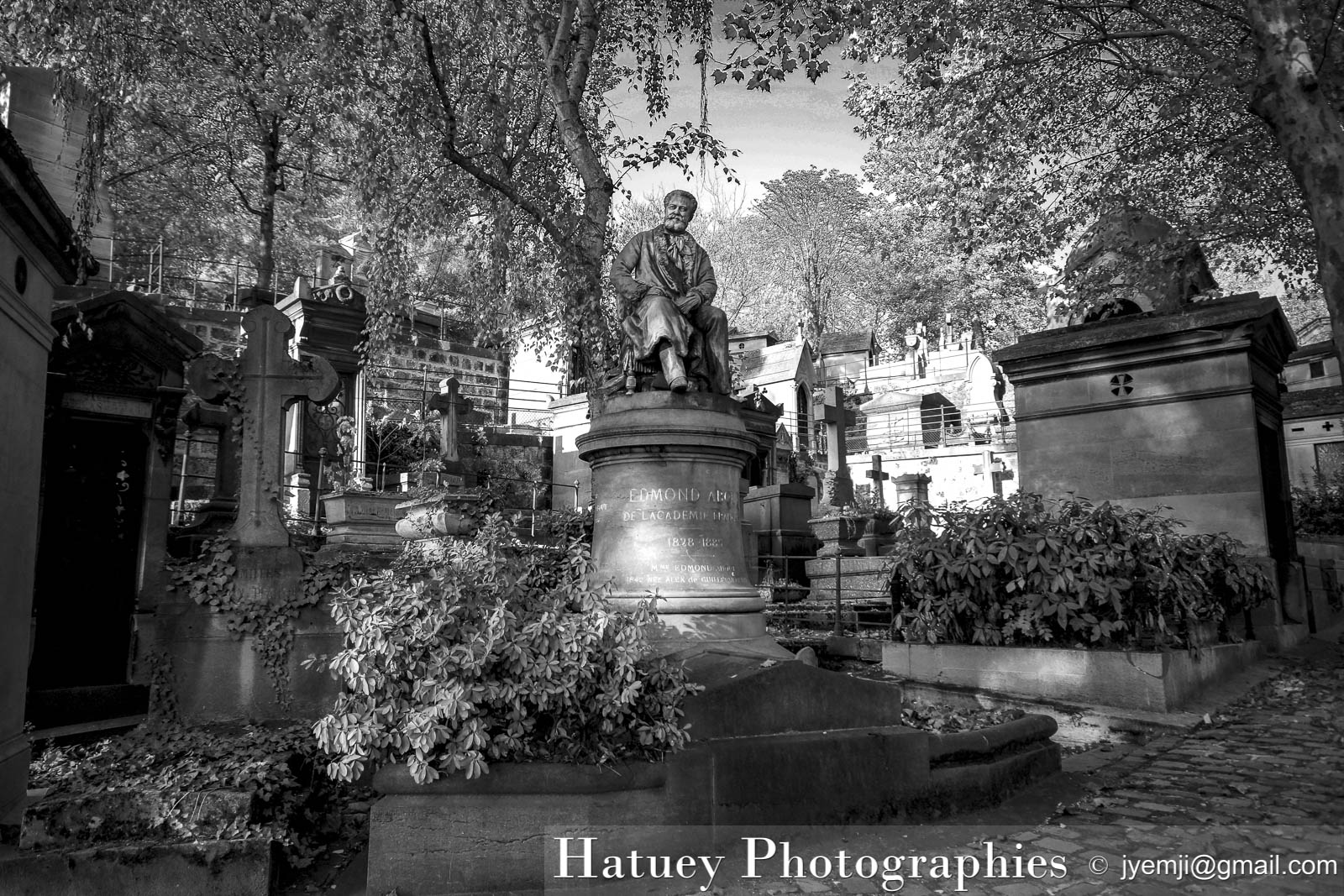 Paris, Cimetiere du Pere Lachaise, Tombe de Edmond ABOUT "©Hatuey Photographies"