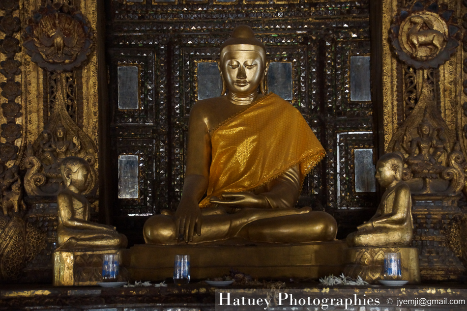 Myanmar Birmanie, Photographies 2015, Asie, Sculpture, Mandalay, Monastère Shwenandaw by © Hatuey Photographies